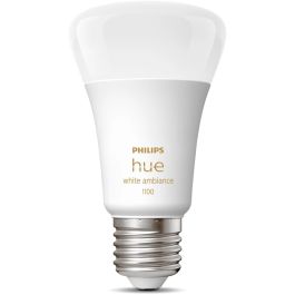 Philips Hue Bombilla LED Conectada E27 White Ambiance 9.5W (Eq. 75W) Compatible con Bluetooth