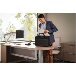 Kensington Contour 2.0 Business Maletín para Portátil 15.6 pulgadas Negro Ergonómico, con Bolsillo de Seguridad RFID y Cremallera Antipunzadas
