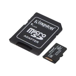 Kingston Tarjeta microSDHC Industrial 16GB Clase 10 UHS-I U3 A1 100MB/s + Adaptador SD
