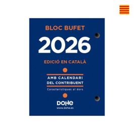 Dohe Bloque Bufete Anual 8.5x11 cm Catalán 2026 - Calendario Contribuyente, Planning Mensual, Sábado y Domingo en la Misma Página Precio: 1.5900005. SKU: B1BMZB5WMH