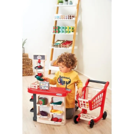 Ecoiffier 1676 Caja y Carro Tienda Juego Juguete Infantil