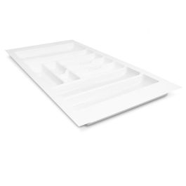 ALK Cubertero Organizador de Cubiertos de Plástico Modelo Mauro para Cajón de Módulo 300mm Blanco 4 Espacios (235x480mm) Precio: 27.59000013. SKU: B1JC942XPT