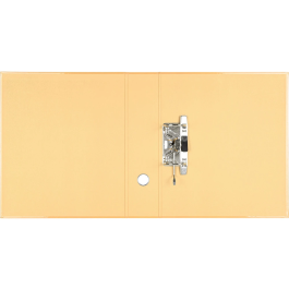 Liderpapel Archivador de Palanca A4 Color System Forrado Melocotón Lomo 80 mm con Compresor Metálico
