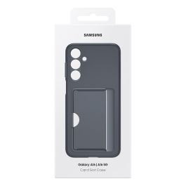 Samsung EF-OA166TBEGWW Funda para Galaxy A16 5G Negra con Bolsillo para Tarjetas