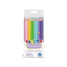 Carioca Lápices De Colores Pastel Surtidos Estuche 12 Ud