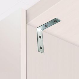 Edm Ángulo Refuerzo An02 Acero Zincado 30 x 30 x 15 mm 4 Unidades Tornillería Incluida