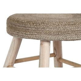 Reposapies Urban DKD Home Decor Marron Natural 50 x 30 x 50 cm