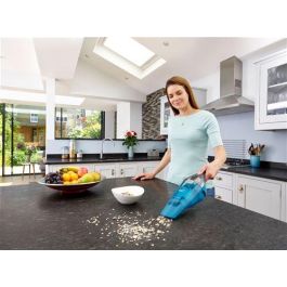 Black+Decker WDC-215-WA Aspirador de mano sin cable 7.2V. Recogetodo Dustbuster aspira líquidos y sólidos con batería de Litio