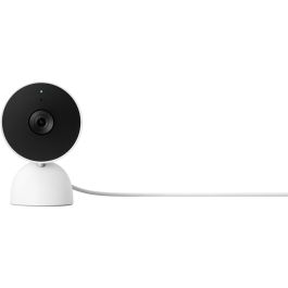 Google Nest Cam Indoor - Cámara de Seguridad IP Wi-Fi Interior, 1080p, Visión Nocturna, Audio 2 Vías, Blanca