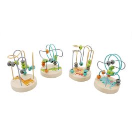 DKD Home Decor Juego de Mesa Educativo para Niños, Animales y Laberinto, Multicolor, Madera, 9 x 9 x 12 cm (4 Unidades) Precio: 33.88999944. SKU: B13SCQCAAJ