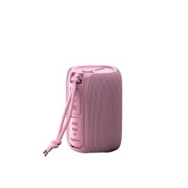 Forever Altavoz Bluetooth BS-10 LED Pink, 10W, RGB, IPX5, USB-C, TWS