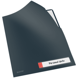 Dosier Angulo Recto Leitz Cosy Pp Reciclable Semi Opaco A4 Gris Pack De 3