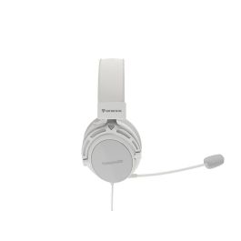 GENESIS Toron 301 Auriculares Gaming Alámbricos Diadema Blanco con Transductores 53mm y Micrófono Boom Desmontable Ultraligeros