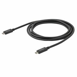 Cable USB C Startech USB315CC2M (2 m) Negro