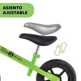 Chicco Bicicleta sin Pedales S Bullet Verde 10 Pulgadas para Niños de 2 a 5 Años Ideal para el Equilibrio