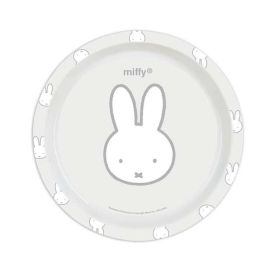 Set De Platos Cubiertos Y Vaso Safta Miffy Menta 260x260x90 mm