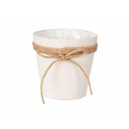 Macetero Tela Con Lazo 12,5X12Cm Blanco Ibergarden (24 Unidades) Macetero Tela Con Lazo 12,5X12Cm Blanco Ibergarden (24 Unidades)