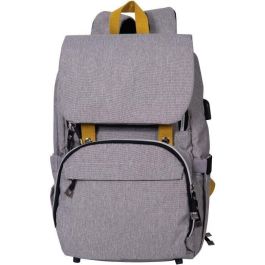 BABY ON BOARD Bolso cambiador FREESTYLE yellowstone - gris / mostaza