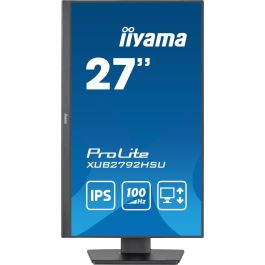 iiyama Monitor ProLite XUB2792HSU-B6 27" FHD IPS 100Hz 0,4ms HDMI DP Negro Altavoces Pivot VESA Ajustable Negro