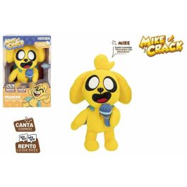 Peluche mike crack interactivo 25 cm con sonidos y melodias