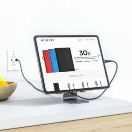 Aisens Soporte de Sobremesa Tamaño M Ajustable para Móvil o Tablet, Aleación de Aluminio, Gris Aisens Soporte de Sobremesa Tamaño M Ajustable para Móvil o Tablet, Aleación de Aluminio, Gris