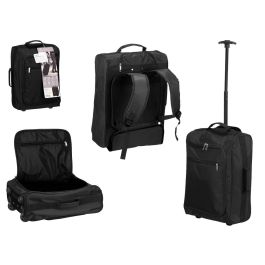 Mochila Trolley Cabina Negra Arte Regal 35x51x18 cm, 31.5 L (6 Unidades) Precio: 139.79000046. SKU: B1FS8BTY3K
