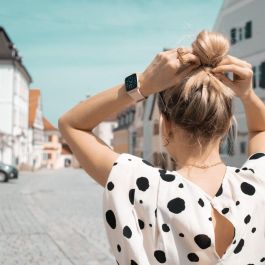 HAMA Reloj Pulsera Fit Watch 5910 Rosa