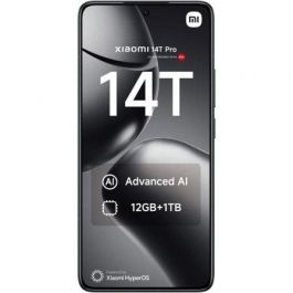 Smartphone Xiaomi 14T Pro 12GB/ 1TB/ 6.67"/ 5G/ Negro Titanio Smartphone Xiaomi 14T Pro 12GB/ 1TB/ 6.67"/ 5G/ Negro Titanio