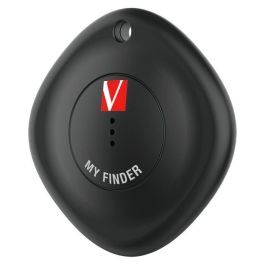 Verbatim MYF-02 My Finder Localizador Rastreador Bluetooth compatible con Apple Find My App para iPhone, iPad y Mac, Pack 2 Negro/Blanco