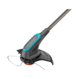 GARDENA PowerTrim 30/18V P4A - Desbrozadora y Cortabordes 2 en 1, Sin Cables, Batería 18V, Color Gris