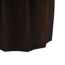 Mesa Centro Marrón Madera de Mango Salón 75 X 75 X 40 cm