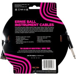 Cable Eb Instrumento Trenzado Jack-Jack Sa 5,5 M - Naranja / Negro Cable Eb Instrumento Trenzado Jack-Jack Sa 5,5 M - Naranja / Negro