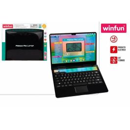 Winfun Ordenador Portátil de Actividades con Luces y Sonidos para Niños, Juguete Educativo Multilingüe (Español, Inglés y Más), Edad 4+ Años