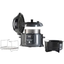 Ninja OP300EU Olla Eléctrica Multifunción 7 en 1 Foodi, 6L, Olla a Presión y Freidora de Aire