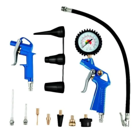 Scheppach HC30o Compresor de Aire Horizontal 24L 8 Bares con 13 Accesorios