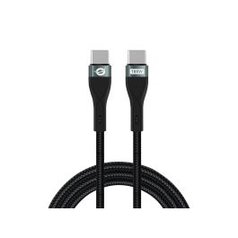 Conceptronic ETTA01B20 Cable USB C Macho - Macho Negro 100W 2 Metros