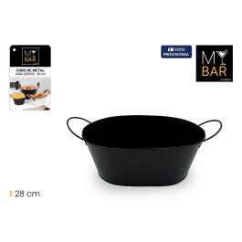 Inde Cubo Metal Rectangular con Asa Metal Black 36.9 x 20.1 x 12.7 cm (12 Unidades) Precio: 22.49999961. SKU: B196A2GV5A