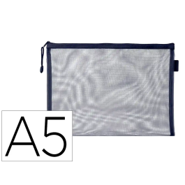 Liderpapel Bolsa Zipper Bag Poliéster Transpirable Multiusos Din A5 Azul Marino Precio: 4.1866. SKU: B1AYJ2JGDK