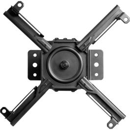 Vivolink Soporte de Proyector de Techo Pro, Máx. 35 kg, Rango de Ajuste de Altura 74,5-114,5 cm, Negro