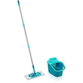 Leifheit Juego de fregona PowerClean M 55510 con cubo y escurridor, fácil de usar - Turquesa Precio: 46.49999992. SKU: B17ZJDA8MN