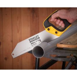 Stanley 2-17-206 Sierra para PVC y ABS con dientes específicos, placa gruesa, 300 mm - No necesita desbarbar tubos Stanley 2-17-206 Sierra para PVC y ABS con dientes específicos, placa gruesa, 300 mm - No necesita desbarbar tubos