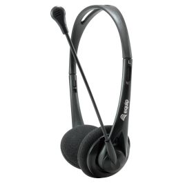 Equip Auriculares Estéreo Jack 3.5 mm Ultraligeros Con Micrófono Flexible Ajustable Negro Precio: 7.49999987. SKU: B1DFDMBSB5