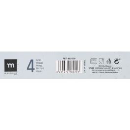 Set de 4 Vasos Volos 350 cc - La Mediterranea (12 Cajas) Set de 4 Vasos Volos 350 cc - La Mediterranea (12 Cajas)