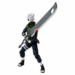 Bandai Figura de Acción Coleccionable Anime Heroes Naruto Shippuden Kakashi Hatake Cuarta Gran Guerra Ninja 17 cm con manos extra