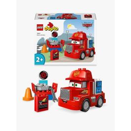 LEGO 10417 Duplo Disney Pixar Cars Mack El Transportista y Rayo McQueen Set de Construcción Parada en Boxes Juguete +2 años