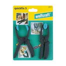 Wolfcraft Pinza de Carraca Mini 30 mm, 2 uds