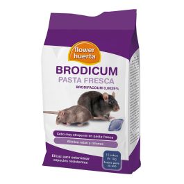 Flower Raticida Brodicum Pasta Fresca 150g (15 cebos) para Roedores, Acción Anticoagulante, Uso Doméstico Precio: 3.50000002. SKU: B19HZB2896