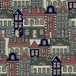 Things Home Trade Mantel antimanchas Town 601, 140x200 cm, 65% algodón 35% poliéster, ecológico