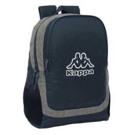 Mochila Escolar Kappa Dark navy Gris Azul marino 32 x 44 x 16 cm