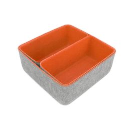 Confortime Set de 3 Organizadores de Fieltro 25.5 x 25.5 x 10.5 cm (6 Unidades)